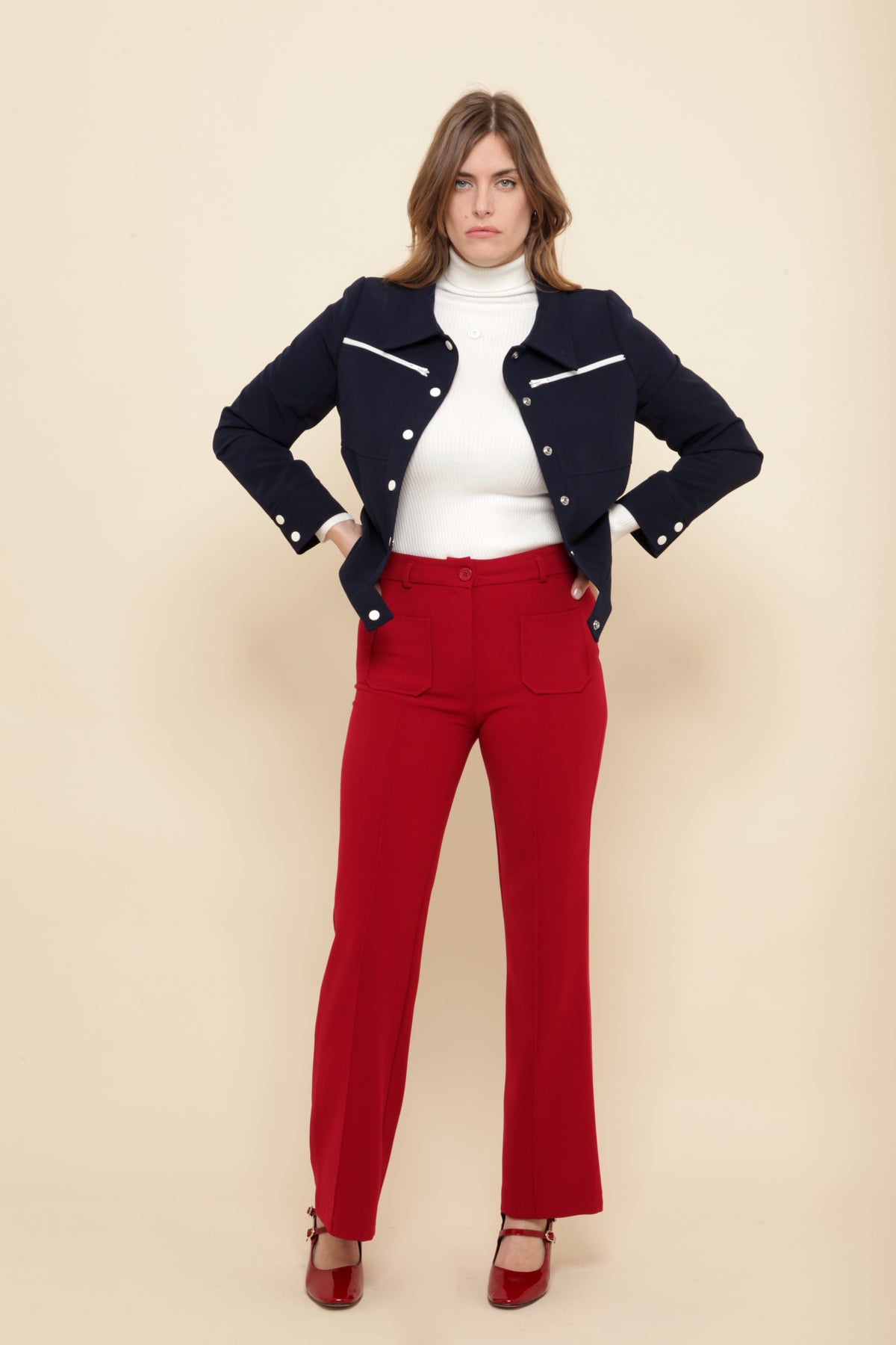 Pantalon Riders Rouge