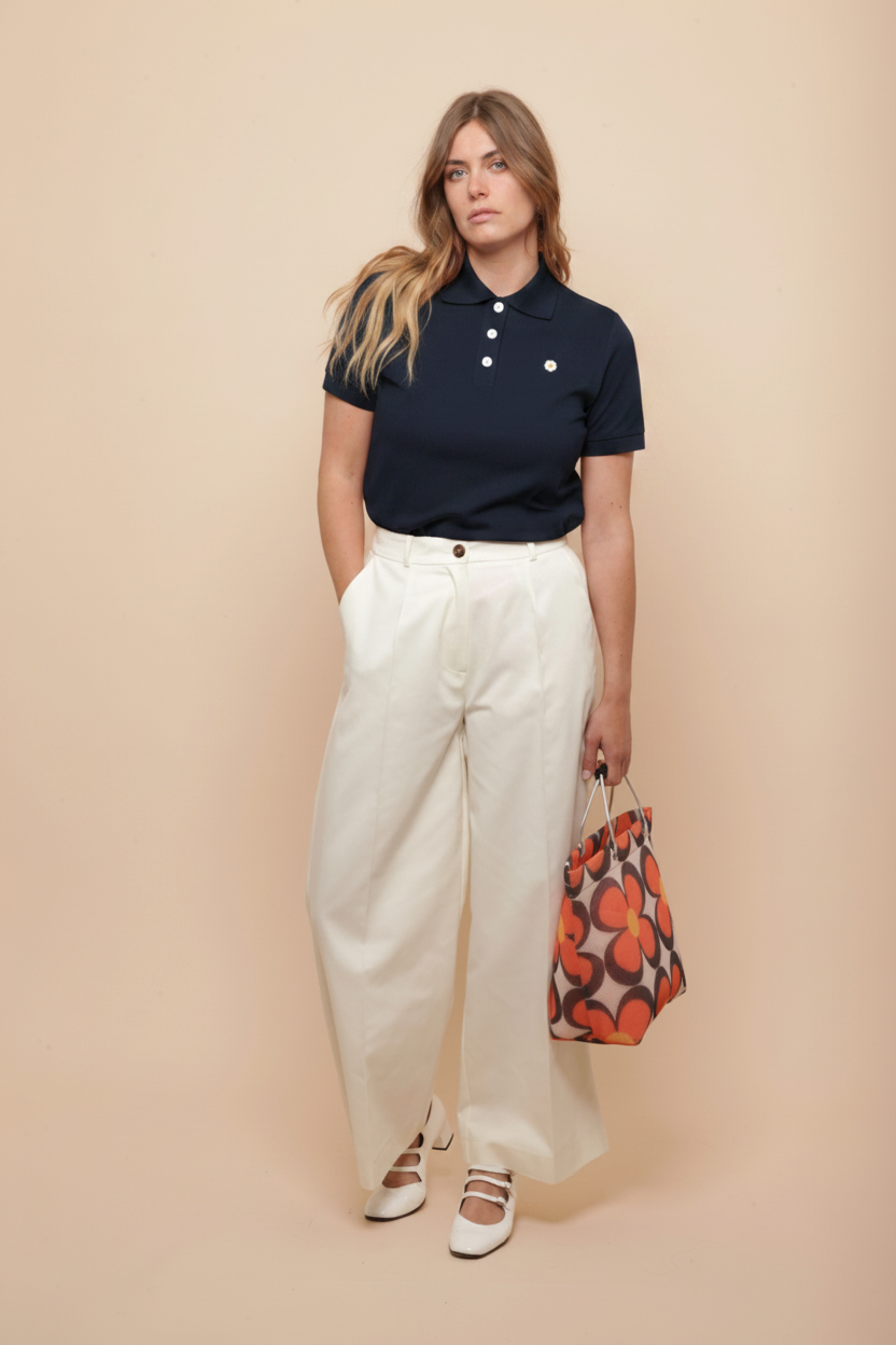 Polo Manches Courtes Marine - 3/4