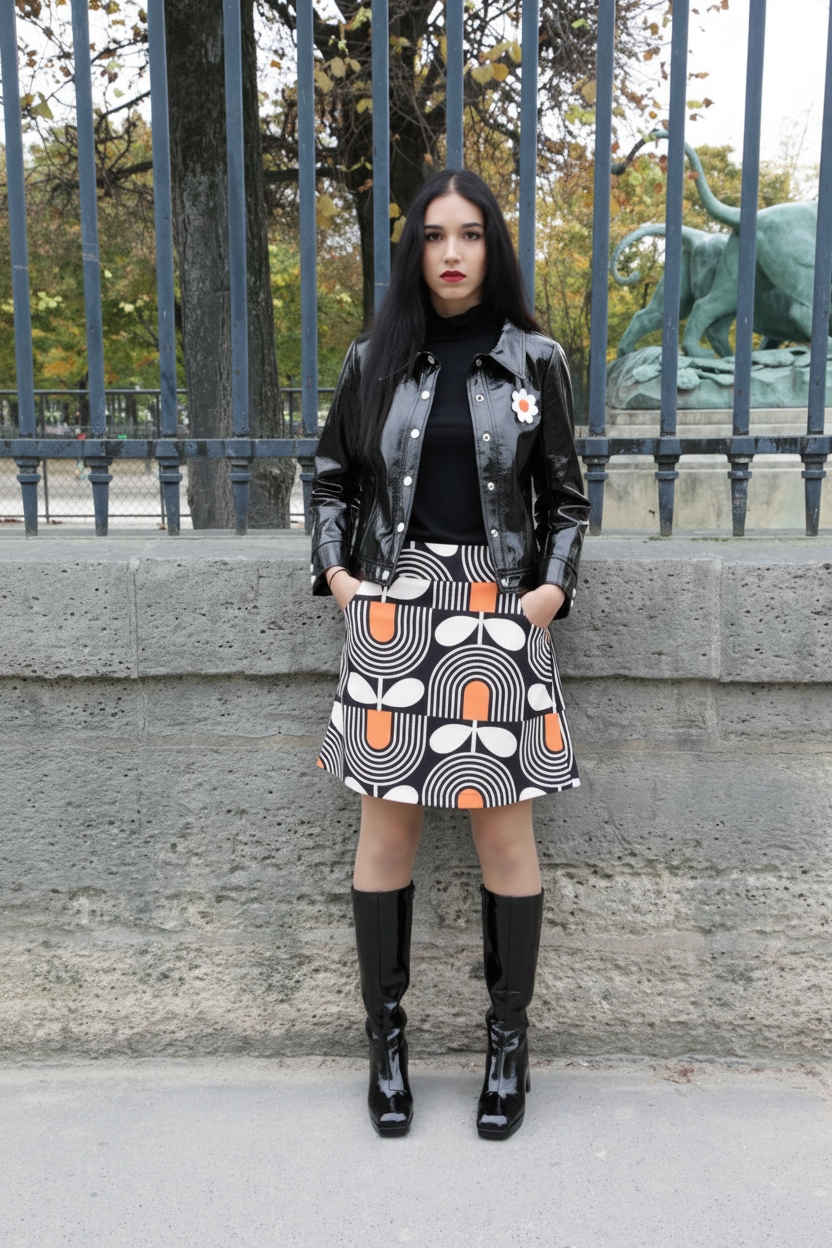 Blouson Hippocampe Noir