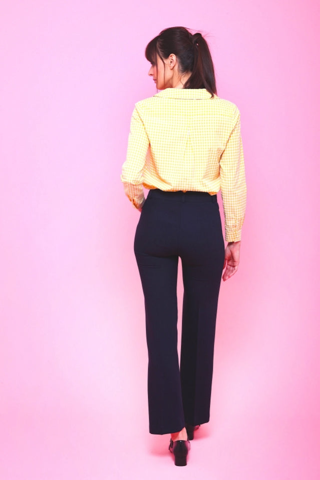 Pantalon Riders noir dos coupe flare 70s – HAFTER MODE