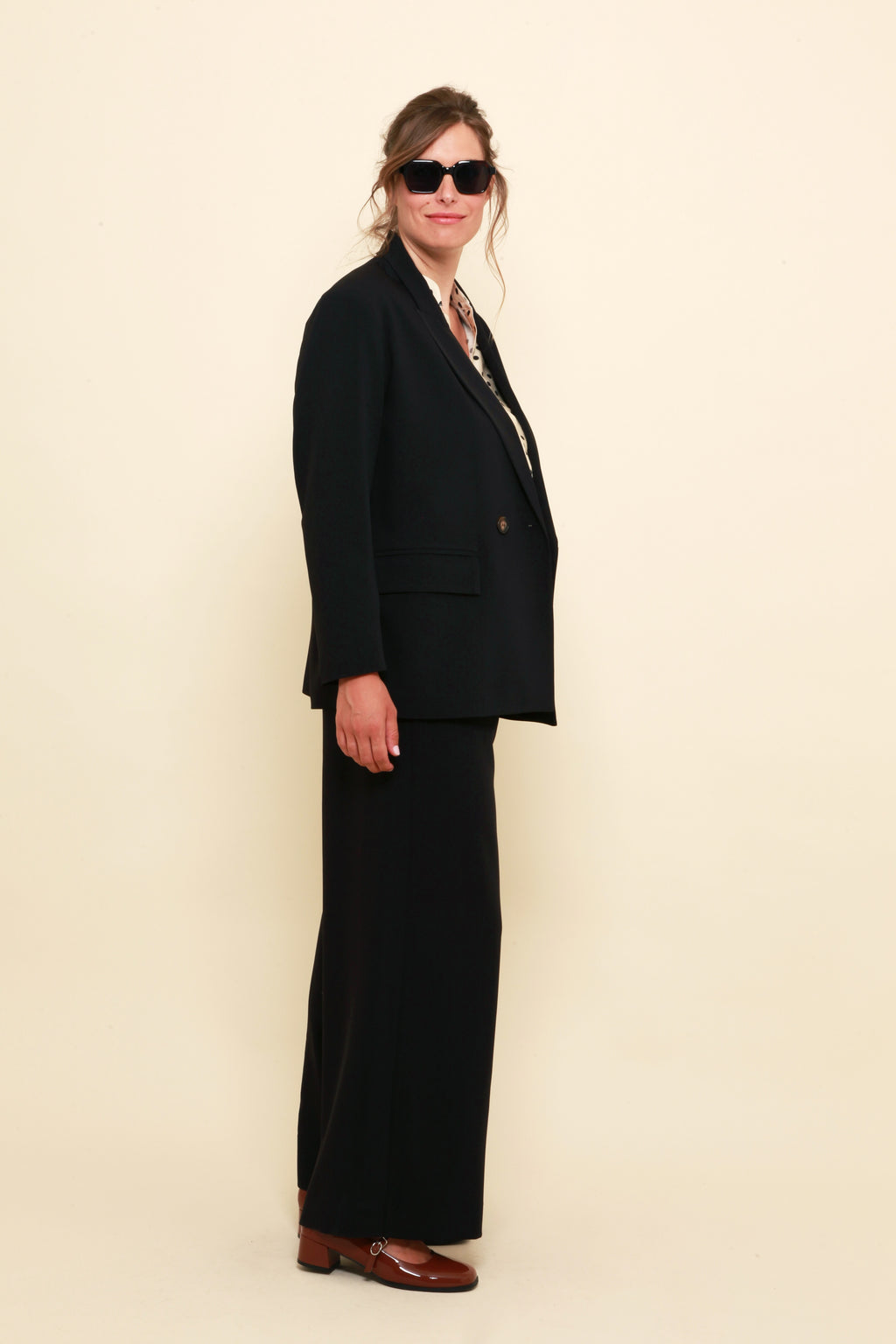 Blazer Noir – Coupe Oversize