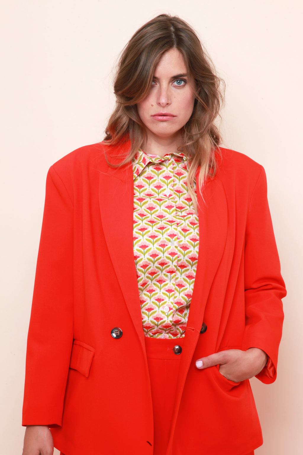 Blazer Persimmon – Coupe Oversize