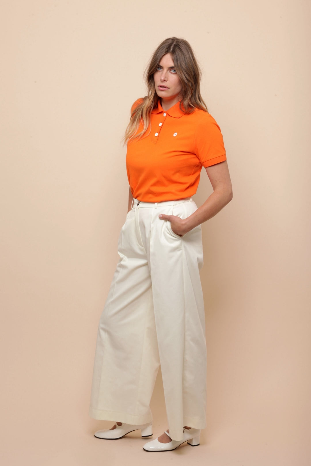 Polo Manches Courtes – Orange